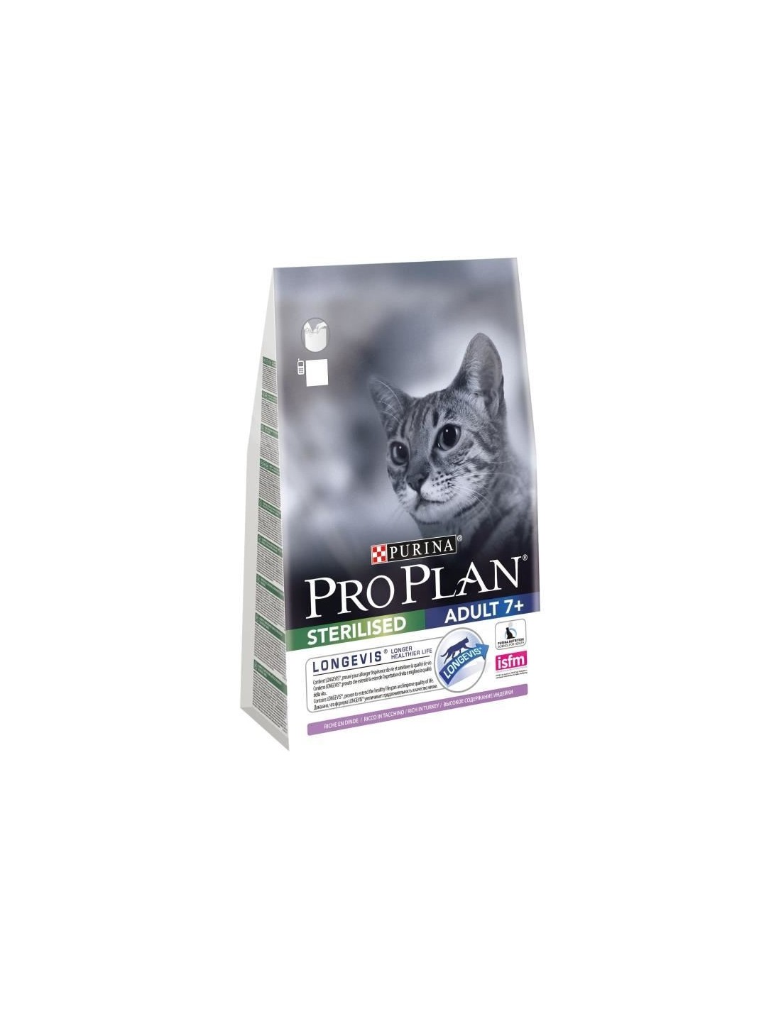 Pro Plan Croquettes Longevis Pour Chat Senior Sterilise Plus De 7 Ans 3 Kg